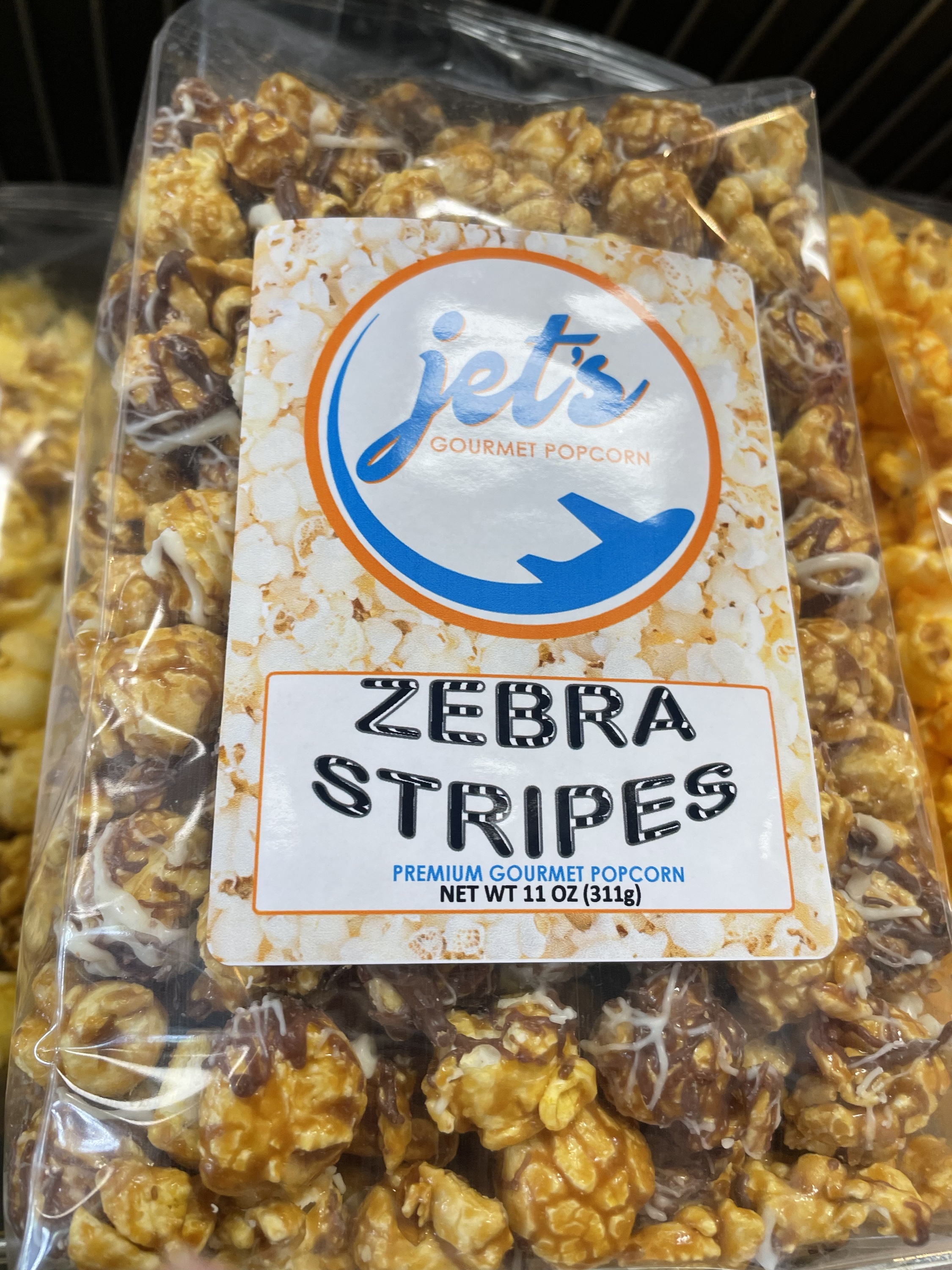Zebra Stripes 8 oz. – Jet's Gourmet Popcorn
